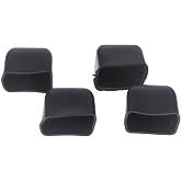 Leefasy Luggage Rack Clamp Rubber End Cap Protector Pair Crossbar Tube Insert Guard Replacement Component Low Profile Fit Suitable for auto roof Racks Luggage Transport Weekend Travel