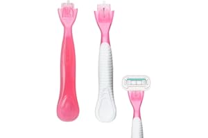 KEUYE Razor Handle Only Compatible with Venus,Anti-Slip Razor Handle Only for Women Compatible with Gillette Venus,2PCS