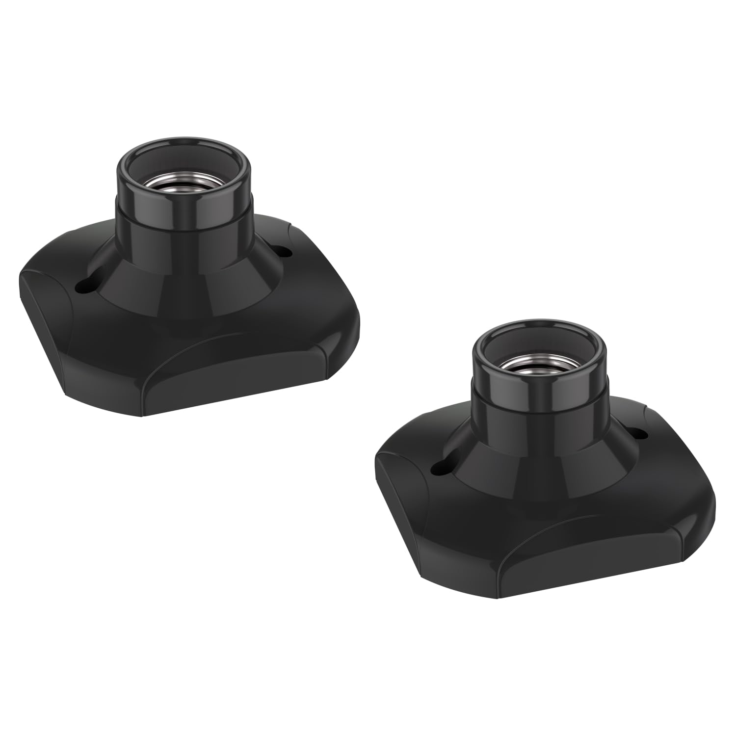 ledscom.de 2 Pieces Ceiling Light/lamp Holder Elektra, Black, 1x E27 max. 60W — image 1