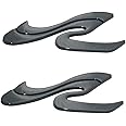 2X SEA RAY SEARAY SR Wave Logo Emblem Badge NAMEPLATE New 6-1/4" Long Genuine (Gloss Black)