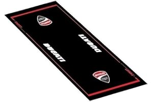 for Ducati Racing Garage Mat Carpet Motorcycle Garage Floor Mat Workshop Oil Absorbent Pad, Anti-Slip Waterproof Motorrad Car