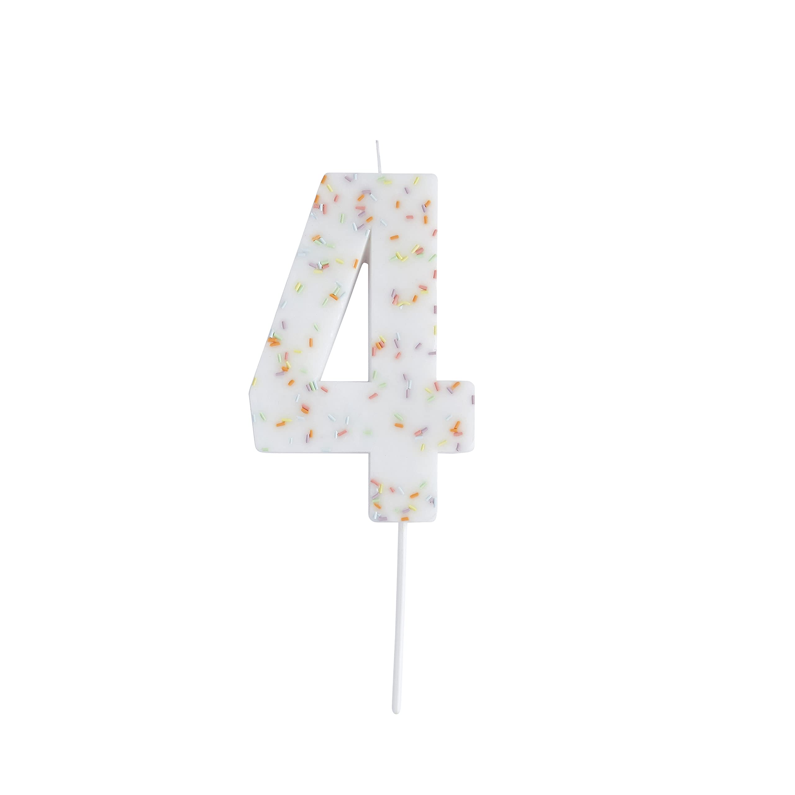CLUB GREEN HBGP129 Giant Sprinkle Candle Number 4