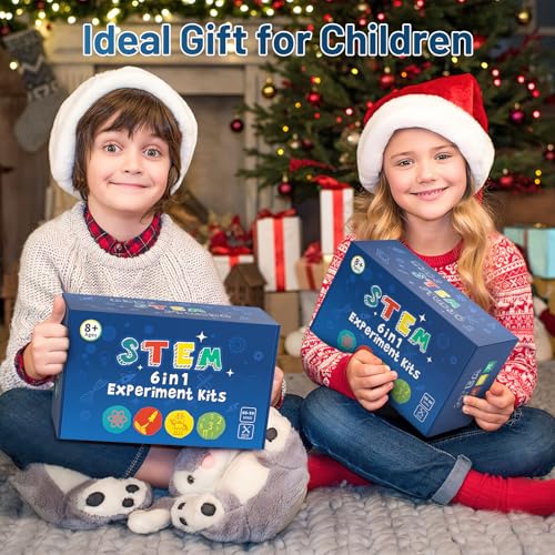 STEM Toys Age 8 9 10 11 12 13 14, Science Experiments for Kids, Science Kits for Kids, Wooden Engineering Kits, Electronics Kit for Kid, Activity Toys Gifts for 8 9 10 11 12 13 14 Year Old Boys