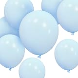 HYKJNBW Pastel Blue Balloons 50 Pack 12 Inch Thick Latex Party Decorations
