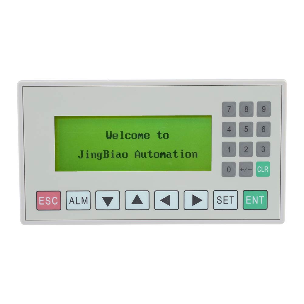 Text Display, OP320-A 3.7 inch Text Display HMI Support S485/RS232 Communication Port with Cable for PLC