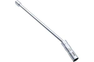 LOGOL 5/8" Swivel Magnetic Spark Plug Socket.3/8" Drive x 12" Total Length, Enhanced Magnetic Design With Thin Wall Socket .C