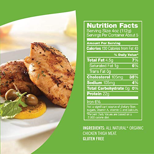 Just Bare® USDA Organic Fresh Chicken Thighs No Antibiotics Ever