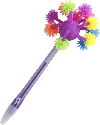 Tinc Novelty Light Up Pen Purple | LED Party Pen with Bobble Head