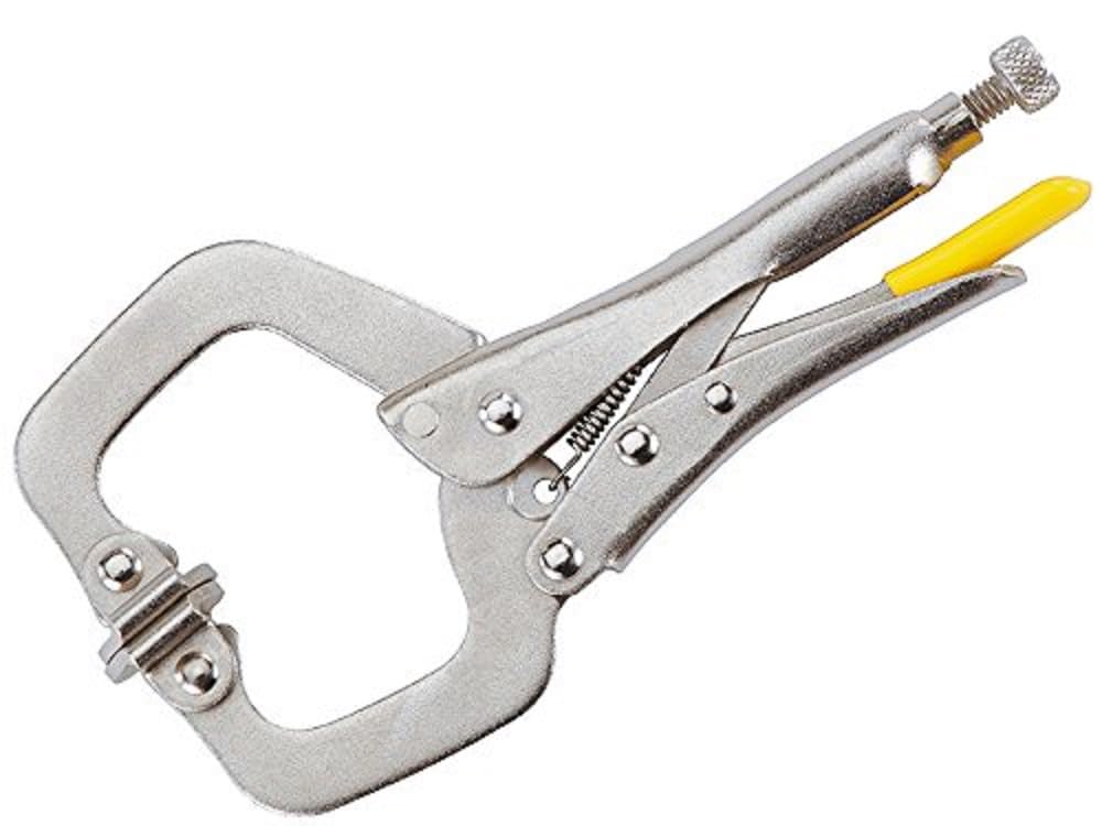 Stanley 0-84-816 Locking Plier Maxsteel with C-Clamp, Silver, 285mm