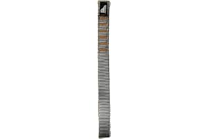 Fusion Climb ProGlide Quickdraw Runner - 5000 lbs Rated Stitched Loop Nylon Webbing 20cm x 1.7cm - Tan/Orange, 20cm