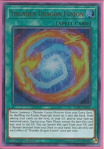 Yu-Gi-Oh! - Thunder Dragon Fusion - SOFU-EN060 - Ultra Rare - 1st Edition - Soul Fusion