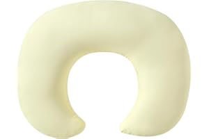 ESEN Nursing Pillow, Ergonomic Breastfeeding Pillow XLarge Size for Nursing Mother Support Bottle Feeding and Breastfeeding Soft Touche - Yellow