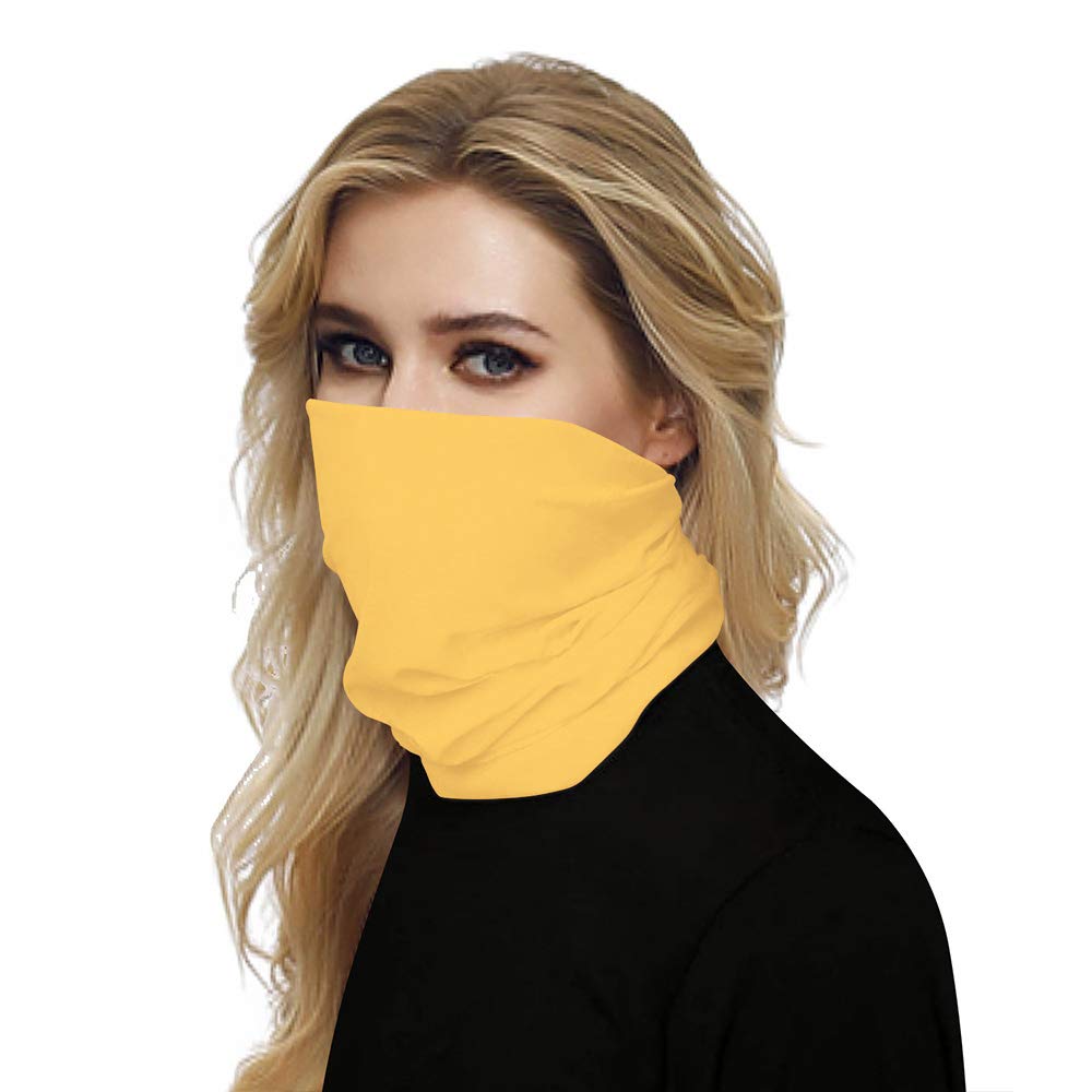 ZCBRISK Multifunctional Face Mask Pure Headband Scarf Neck Gaiter Sun UV Wind Protection Seamless Bandana Mask