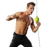 MMA Boxing Reflex Ball,Great for Reaction Speed and Hand Eye Coordination | Position and speed of the ball can be adjusted, Making training much more convenient and manageable,Lightweight and portable