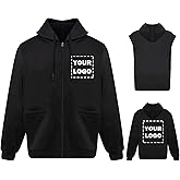 Hi Vis Safety Hoodie Sweatshirt with Removable Sleeve High Visibility Fleece Hooded Work Jacket