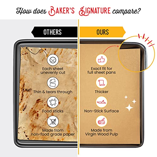 [220 Sheets] Full Sheet Pan 16 x 24 Inch Parchment Paper Baking Sheets