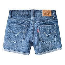 Levi's Girls' Denim Shorty Shorts