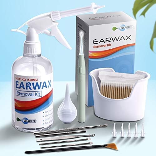 Ear Wax Removal Kit, SIKADEER Ear Cleaning Kit Earwax Removal Tool Ear