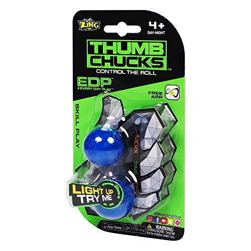 Thumb Chucks Zing Kids Fidget Toy Great for Anxiety Colors May