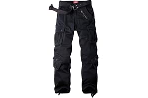 Alfiudad Womens Cargo Pants with Pockets, Women's Casual Military Army Hiking Combat Tactical Work Pants Trousers
