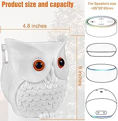 KeyEntre Owl Shape Smart Home Guard Owl Statue