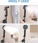 FralnFit Shower Head Holder ABS No Drilling Adjustable 360° Self Adhesive Wall view 7