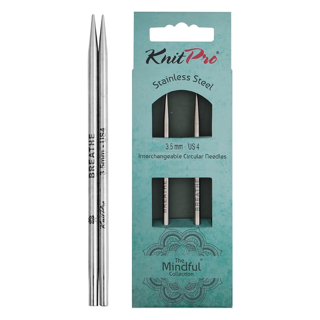 KnitPro The Mindful Collection Interchangeable Circular Needles 5" (13cm) | Size 3.5mm