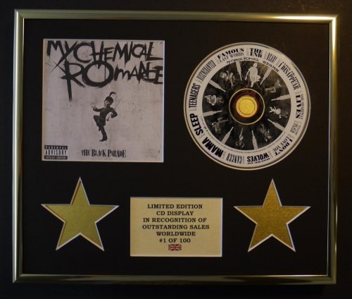 MY CHEMICAL ROMANCE/CD DISPLAY/LIMITED EDITION/COA/THE BLACK PARADE