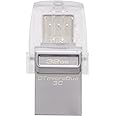 Kingston Digital 64GB Data Traveler Micro Duo USB 3C Flash Drive (DTDUO3C/64GB)