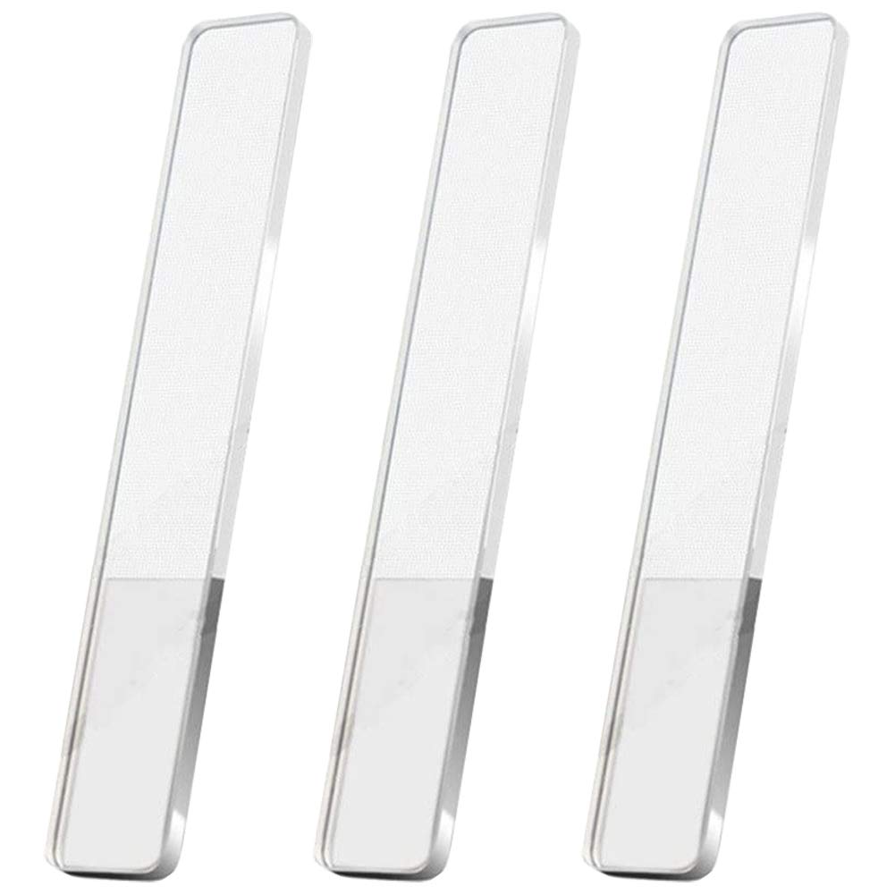 Nano Glass Nail Files Nano Crystal Mini Fingernail File Upgrade Nail Buffers Nail Polishing Strip Professional Crystal Nail Manicure Tool. 3 Pcs/Set
