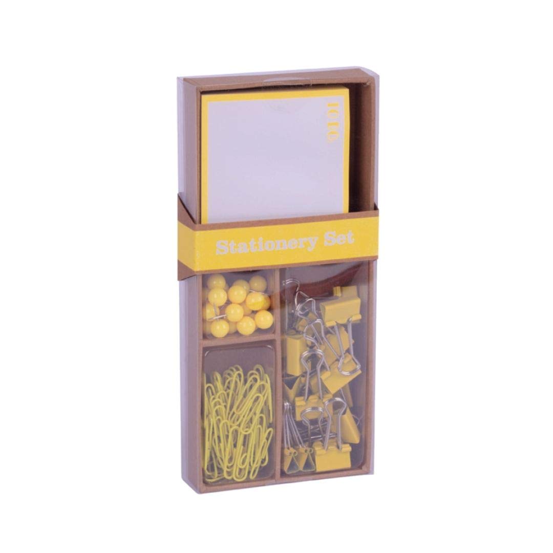 APLI Fluor Collection 18423 Yellow Office Set
