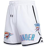 PRO STANDARD Mens NBA Oklahoma City Thunder Classic Chenille Athletic Short Black L