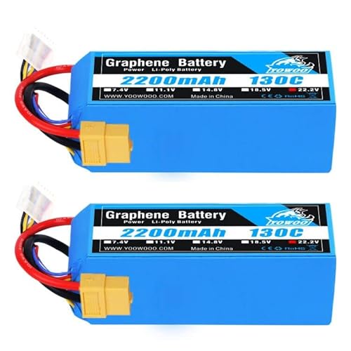Yowoo Graphene Battery 2200mAh 6S 130C LiPo Battery with