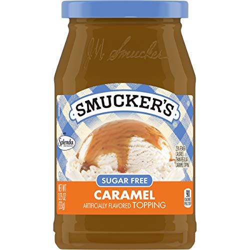 Smucker's Sugar Free Caramel Flavored Topping, 11.75 Ounces (Pack of 6