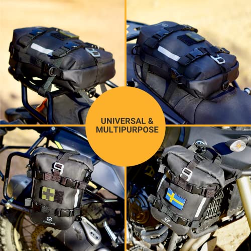 Waterproof Motorcycle Tail Bag 7L Motorcycle Dry Bag Crash Bar