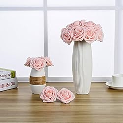 Breeze Talk Artificial Flowers Blush Roses 25pcs