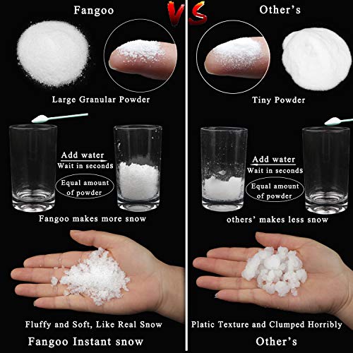 Instant Snow Fake Snow Powder for Slime Makes 5 Gallons Premium Fake