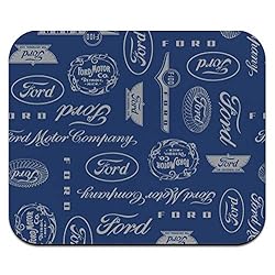 Ford Motor Company Logo Pattern Low Profile Thin