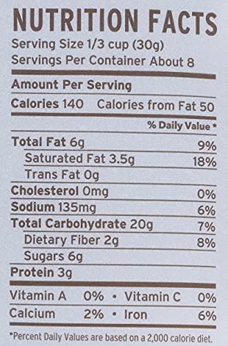 PURELY ELIZABETH, CHOCOLATE SEA SALT, ANCIENT GRAIN GRANOLA WITH PROBIOTICS, GLUTEN-FREE, NON-GMO (8OZ BAG)