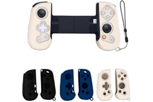 Handle Grip Cover Case for Backbone One 1st Gen Mobile Gaming Controller, Silicone Protective Sleeve Anti-Drop Case with Lany