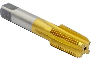 LINGGAN 1/4-18 NPT Tap Pipe Thread, M35 Cobalt Steel, Extra Hard, Industrial Grade for Heavy-Duty Jobs, More Durable & Heat Resistant, Perfect for Stainless Steel - Ideal for DIY & Professionals