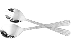 Home Basics 2 Piece Hosting Serving Set, 11.25" x 2.5" x 1", Silver