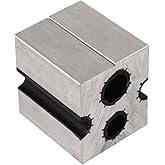 Wheeler Universal Barrel Clamp Constructed from Aircraft Grade Aluminum with Non-Marring Surface for Firearms and Gunsmithing, Silver