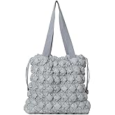 Quilted Tote Bag for Women Puffer Bags Puffy Shoulder Hobo Cloud Handbag Bubble Purse Quilted Carryall Bag Lightweight