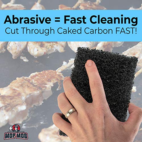 RestaurantGrade Griddle Cleaning Pads 5 Pack. Use on Metal Grills