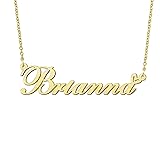 BYBWBL Brianna Name Pendant Necklace 18k Gold