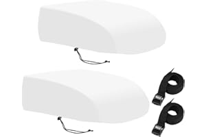 MQLD 2 PCS RV Air Conditioner Winter Cover Outside Camper Travel Trailer AC Covers for Roof, Compatible with Dometic Brisk II,Coleman Mach I, II, III, Mach 3 Plus - A/C Dust Proof Protective Cover