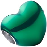 ZURWTCH Heart Dangle Charm Fit Women Bracelet Necklaces Fashion Gifts 925 Sterling Silver DIY Jewelry