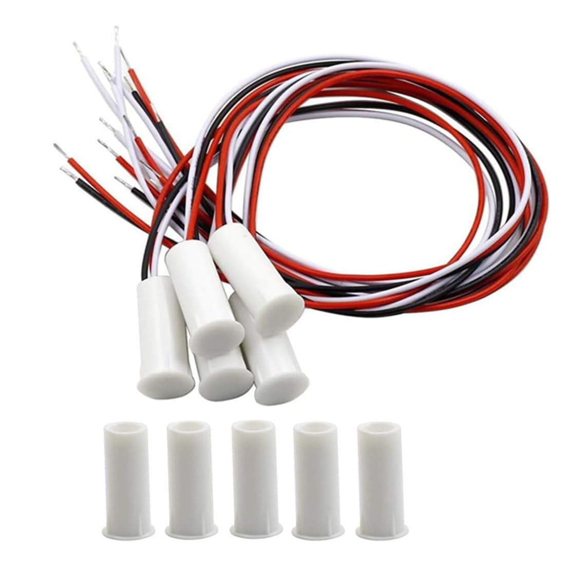 Photo 1 of Magnetic Reed Switch RC-35 NC/NO Recessed Wired Door Window Alarm, Magneti Door Switch, Contact Sensor, for Home Security and Burglar Alarm Systems,(5 Sets)