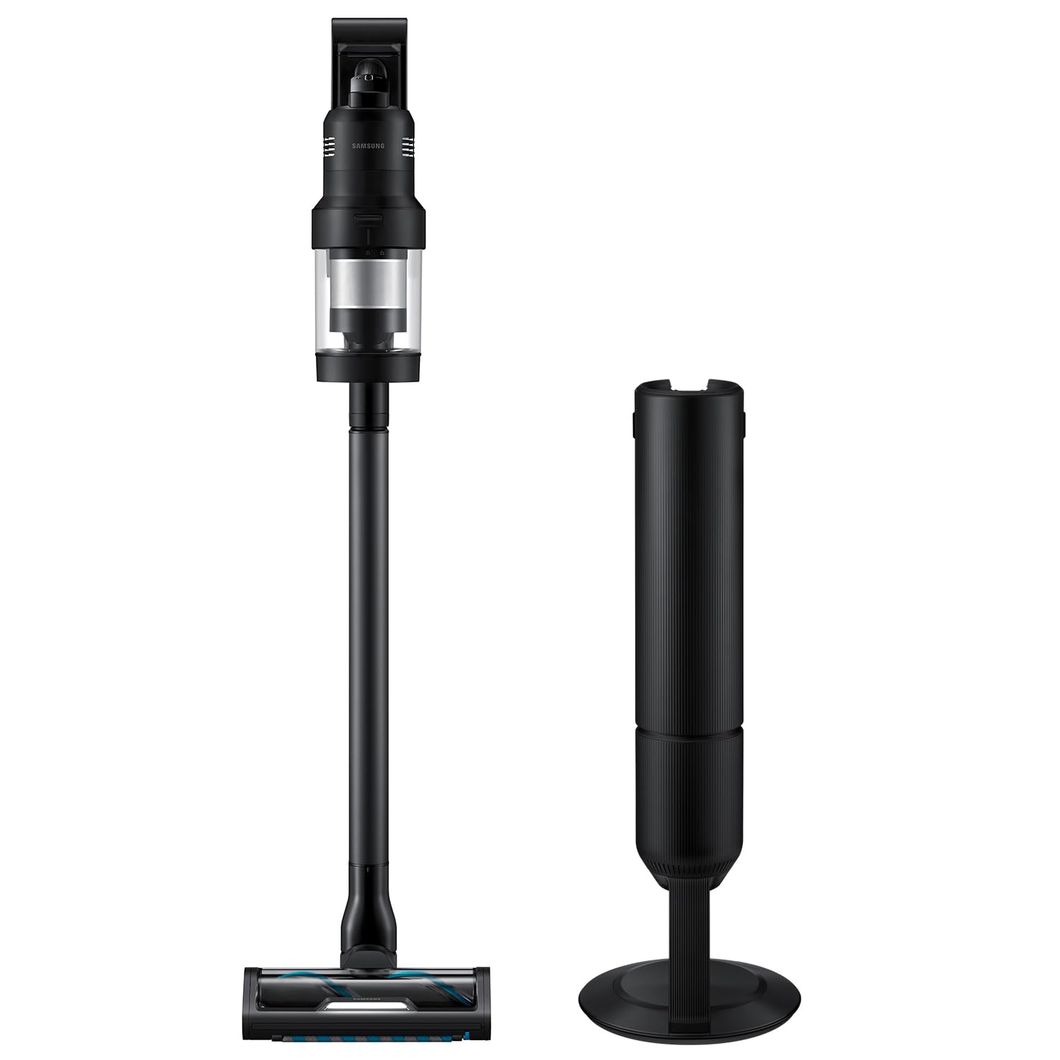 Samsung Bespoke AI Jet Ultra Cordless Stick Vacuum with All-in-One Clean Station, 400AW Powerful Suction, Long Battery Life, Anti-Tangle Pet Tool, 2025, Satin Black, VS90F40DMK/AA